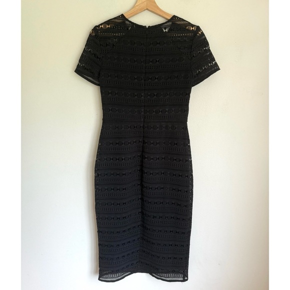 NWT • Shoshanna • Aleona Lace Column Dress in Black - Picture 6 of 9